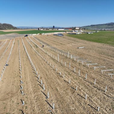 Vorrätzen Rammung und Montage der Unterkonstruktion März 2026