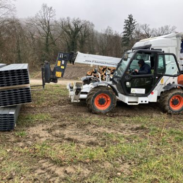 Anlieferung Unterkonstruktion 03-12-25