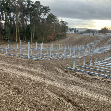 Beginn der Unterkonstruktionsmontage Anfang Februar 2026