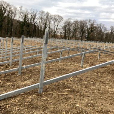 Beginn der Unterkonstruktionsmontage Anfang Februar 2026