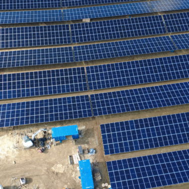 Modulmontage im Katzental Mitte März