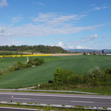 Luftaufnahme Solarparkstandort Vorrätzen vor Baubeginn