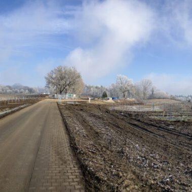 Fertigstellung der Rammung in den westlichen 2 Teilfeldern