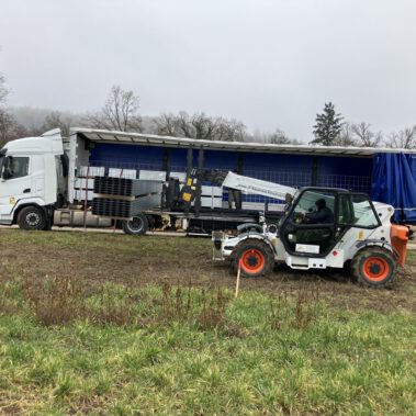 Anlieferung Unterkonstruktion 03-12-25