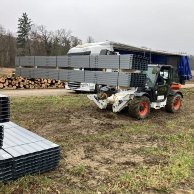 Anlieferung Unterkonstruktion 03-12-25