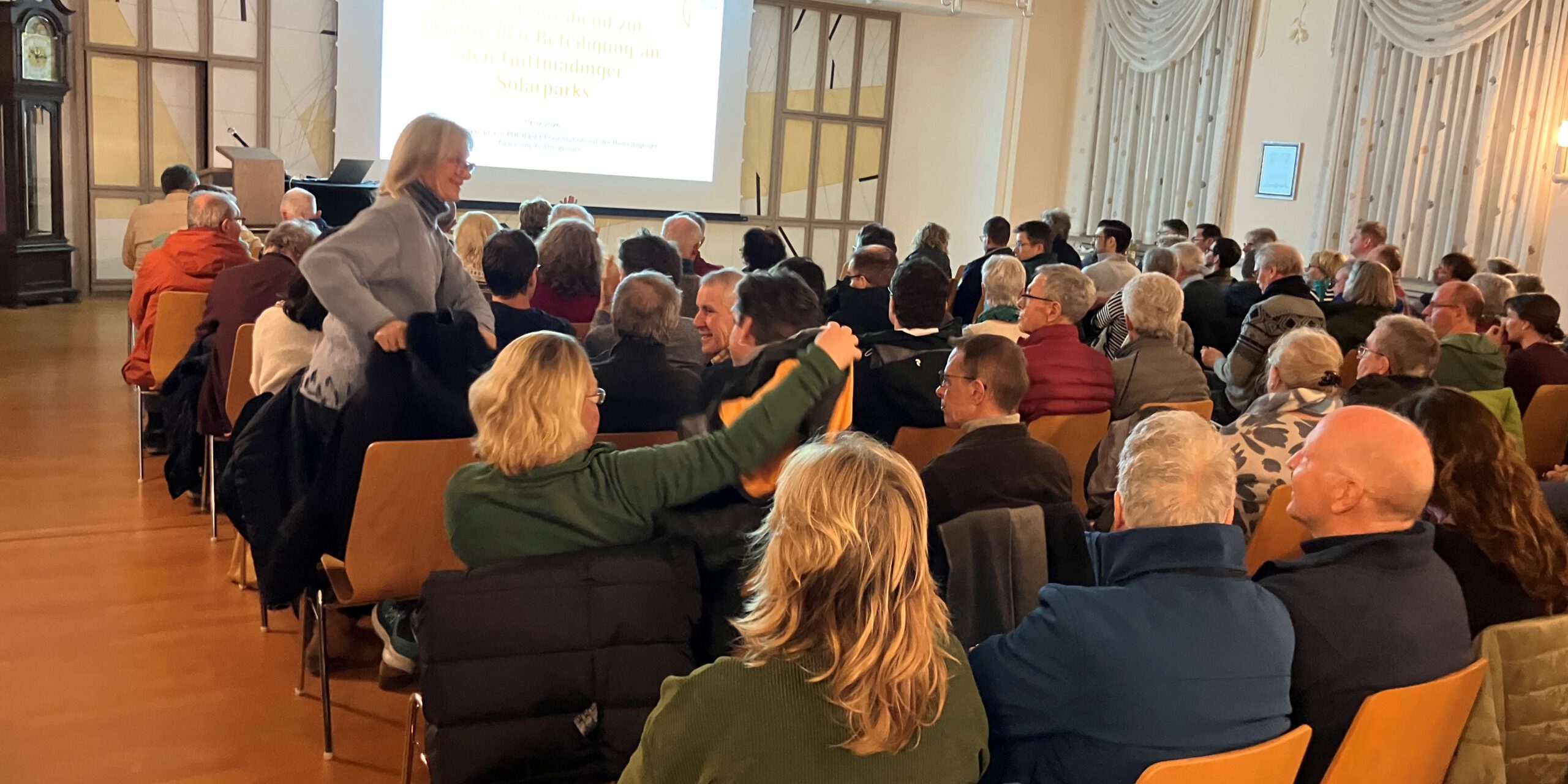 Informationsabend zur finanziellen Beteiligung an den Solarparks