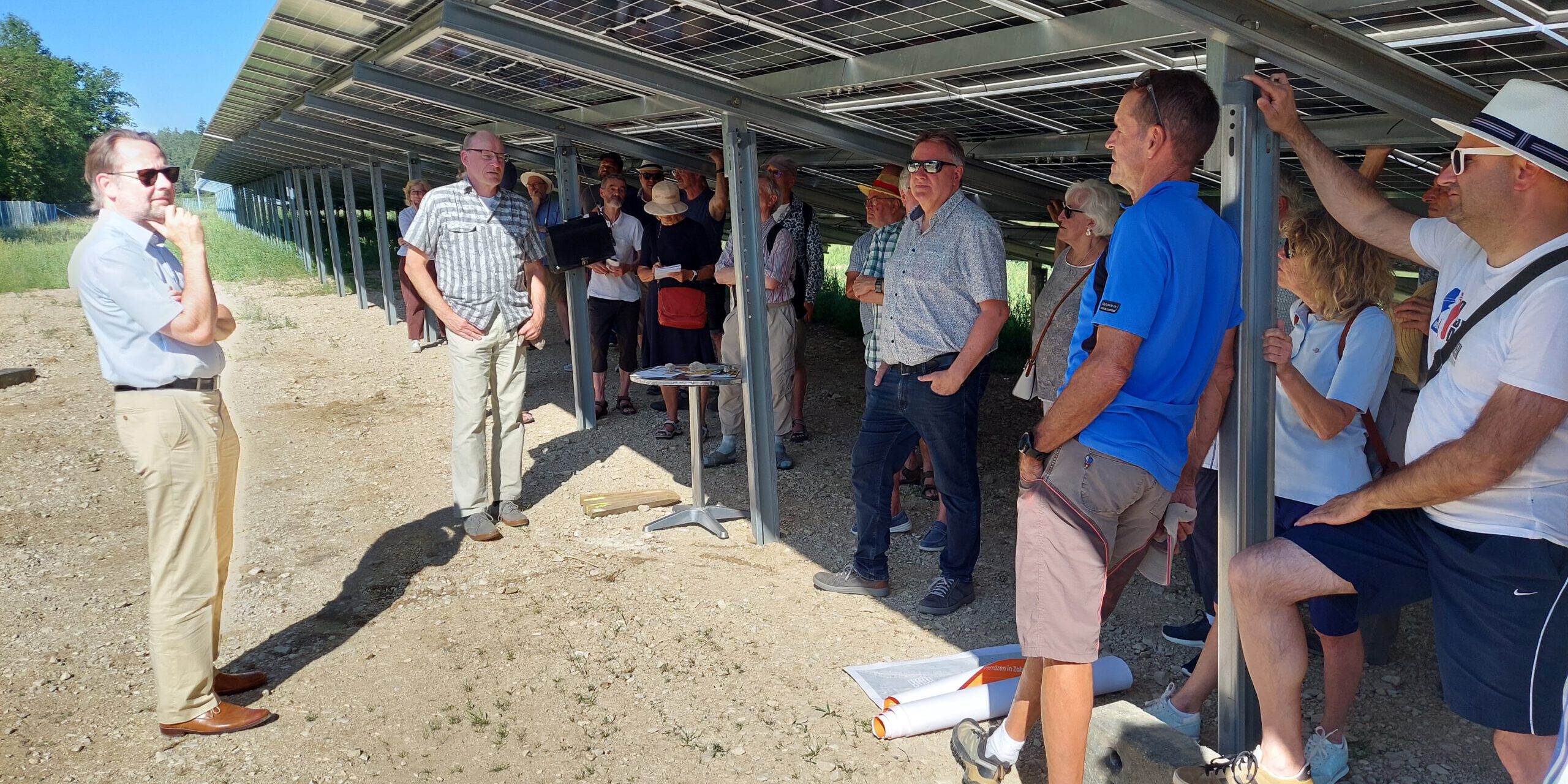 2. Dorfgespräch im Solarpark Katzental 2. Dorfgespräch im Solarpark Katzental