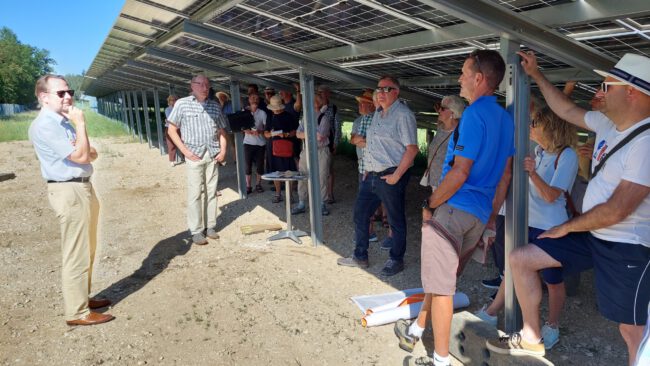 2. Dorfgespräch im Solarpark Katzental 2. Dorfgespräch im Solarpark Katzental